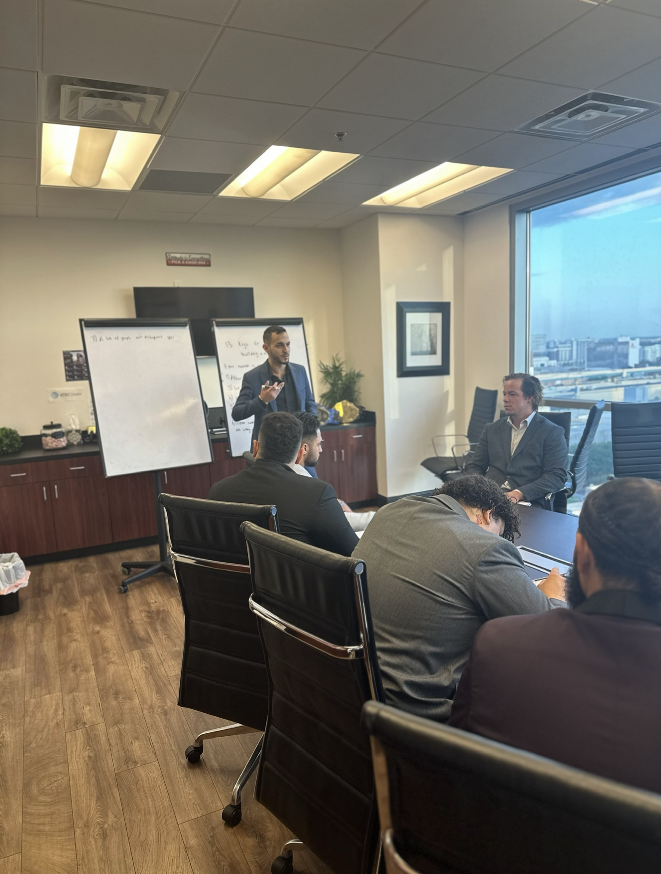 Fine Line Vision boardroom strategy meeting