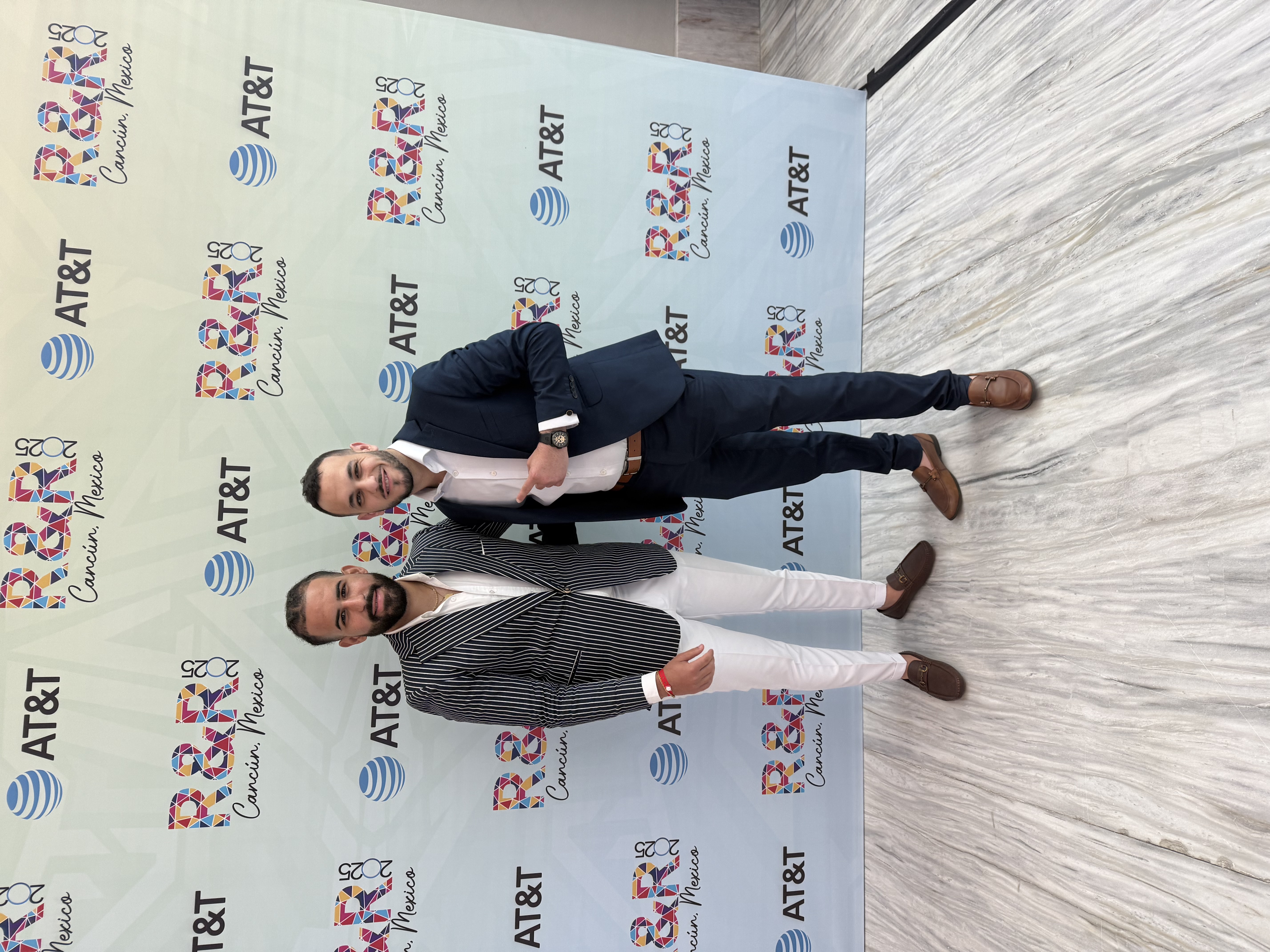 Fine Line Vision leaders at AT&T R&R event in Cancun